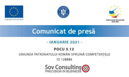 Comunicat de presă ID 128886 – SOV Consulting, ianuarie 2021